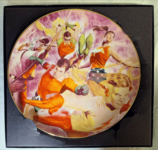 Teen Titans LE Collectors Plate  Alex Ross 2265 of 2500